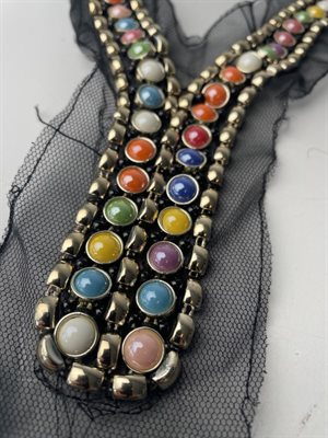 Perlebesætning - flotte farverige perler